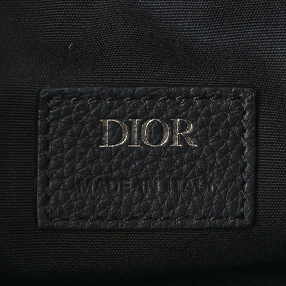 Christian Dior Grained Calfskin Kim Jones Saddle Bag Black 5 of 6