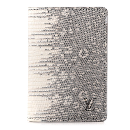 Louis Vuitton Lizard Pocket Organizer Argento 1 of 9