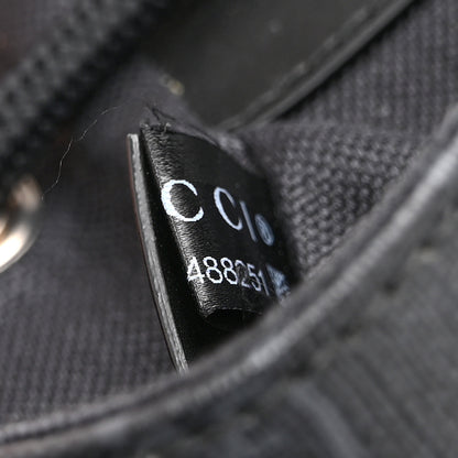 Gucci Soft GG Supreme Monogram Calfskin Web Double Buckle Backpack Black 8 of 11