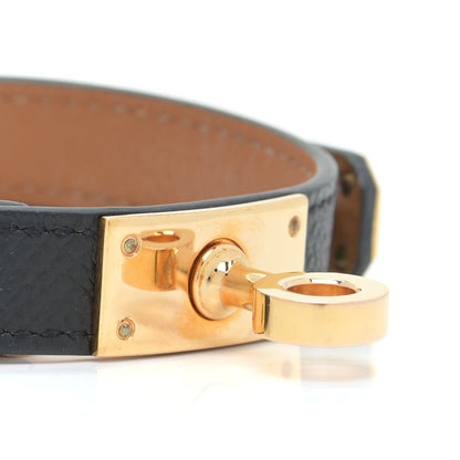 Hermes Epsom Kelly Double Tour Bracelet S Black 8 of 8