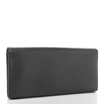Balenciaga Agneau Giant 12 Silver Hardware Money Wallet Gris Fossile 3 of 11