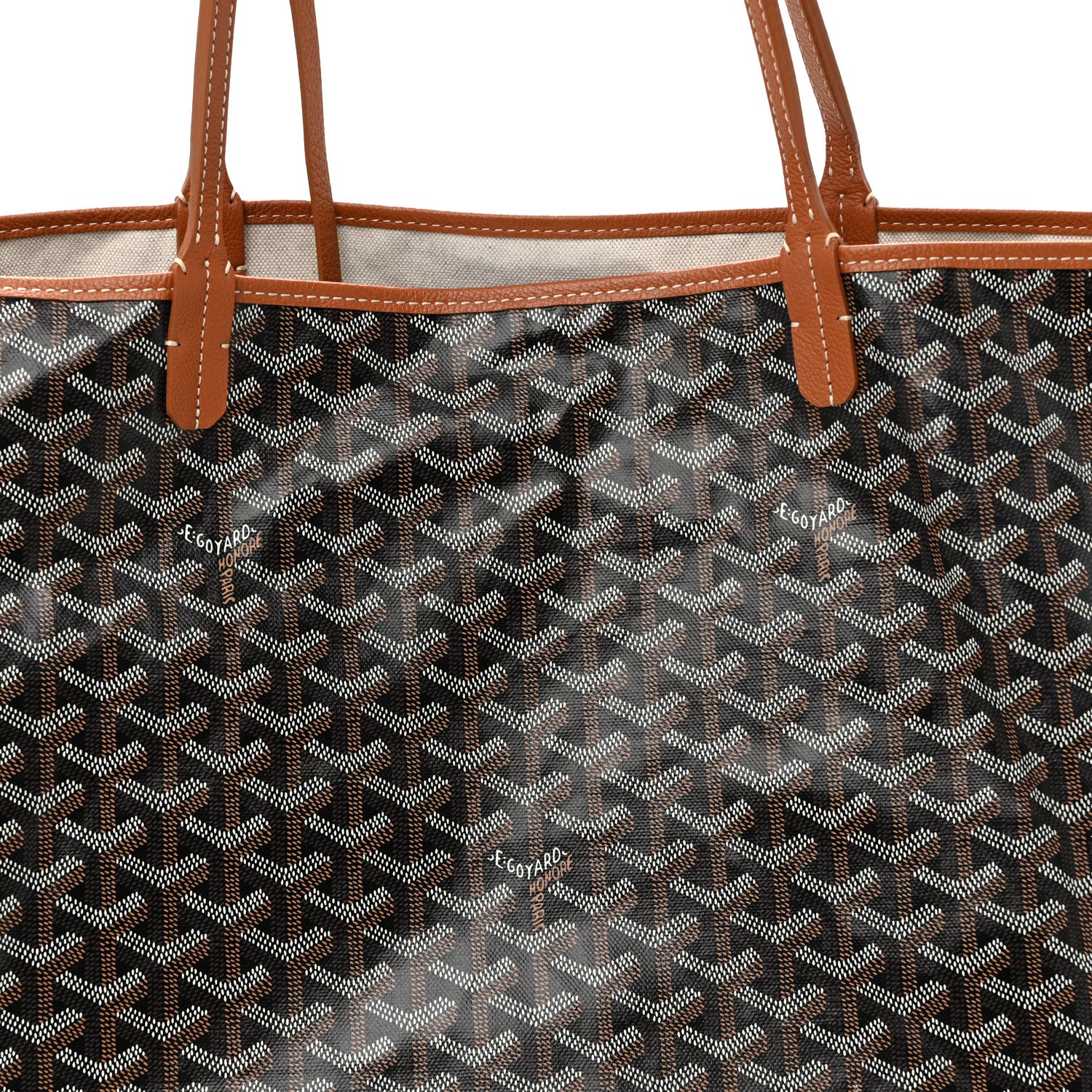 Goyard Goyardine Saint Louis GM Black Gold 9 of 11
