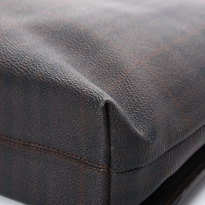 Burberry Smoked Haymarket Check Messenger Bag Brown 14 of 16