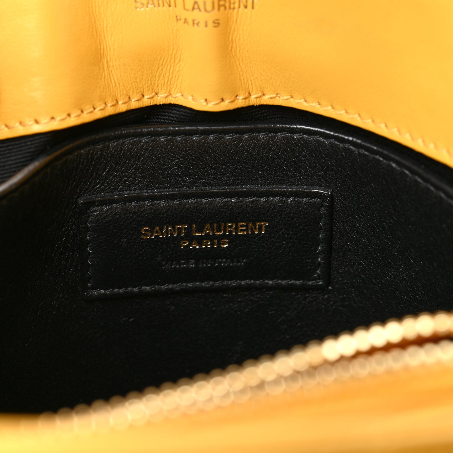 Calfskin Y Quilted Monogram Small Loulou Chain Satchel Sunflower