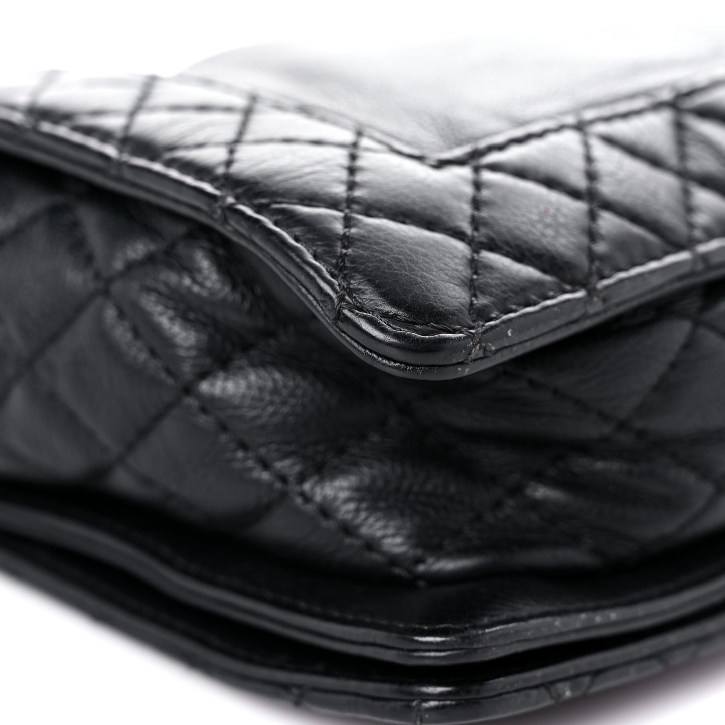 Calfskin New Medium Boy Reverso Flap Black