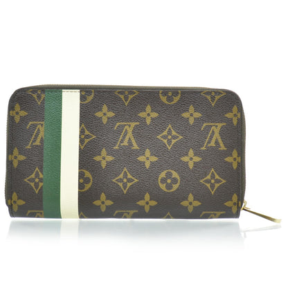 Louis Vuitton Monogram Groom Zippy Organizer Wallet Green 2 of 7