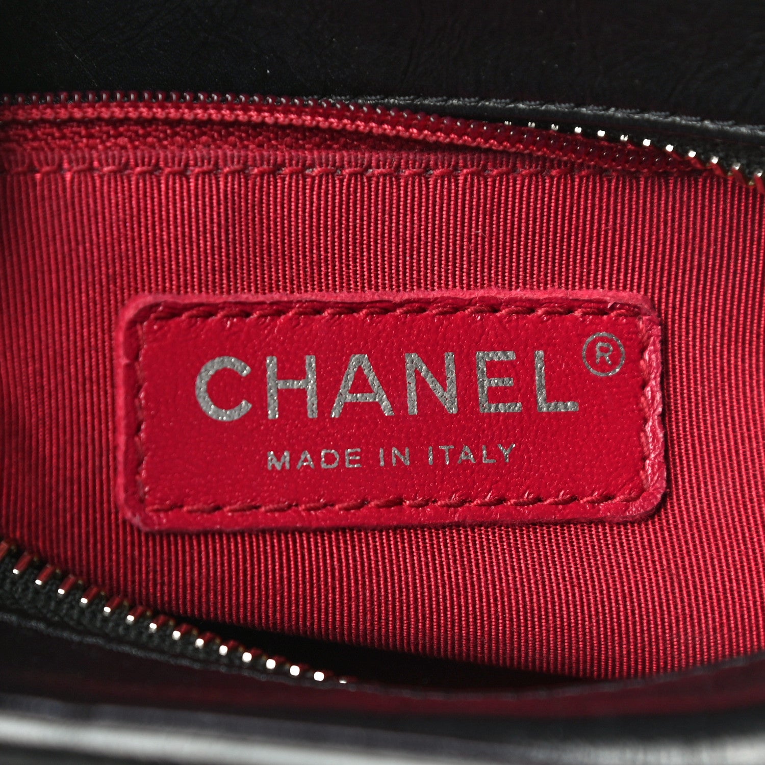 Chanel Aged Calfskin Chevron Quilted Small Gabrielle Hobo Black 6 of 10