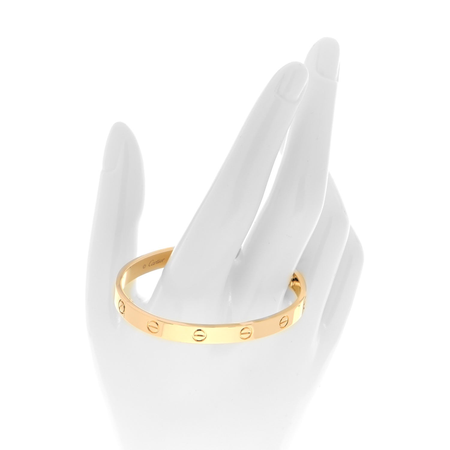 Cartier 18K Yellow Gold LOVE Bracelet 17 2 of 6