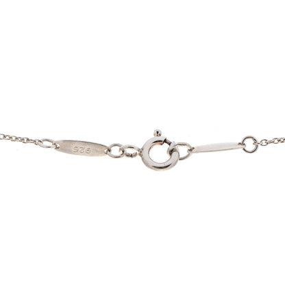 Tiffany Sterling Silver Elsa Peretti Infinity Cross Pendant Necklace 6 of 6