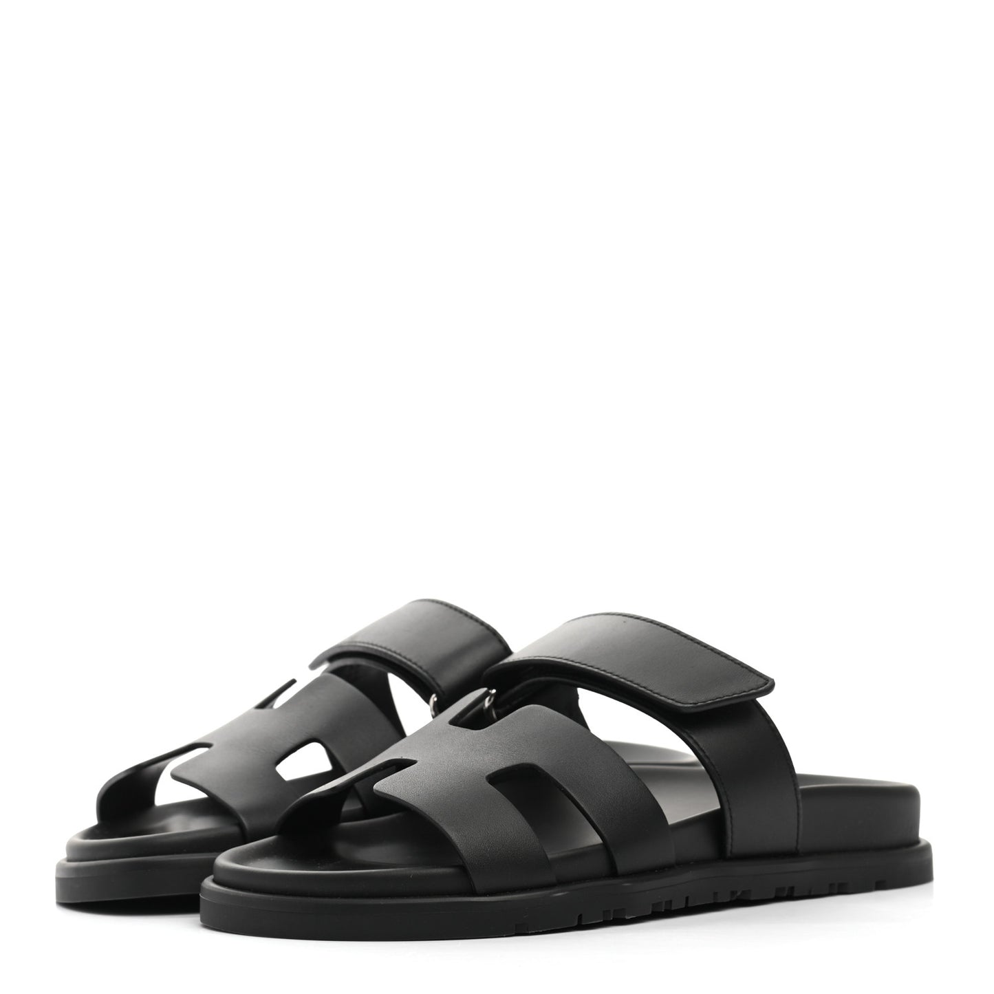 Calfskin Womens Chypre Sandals 35 Black