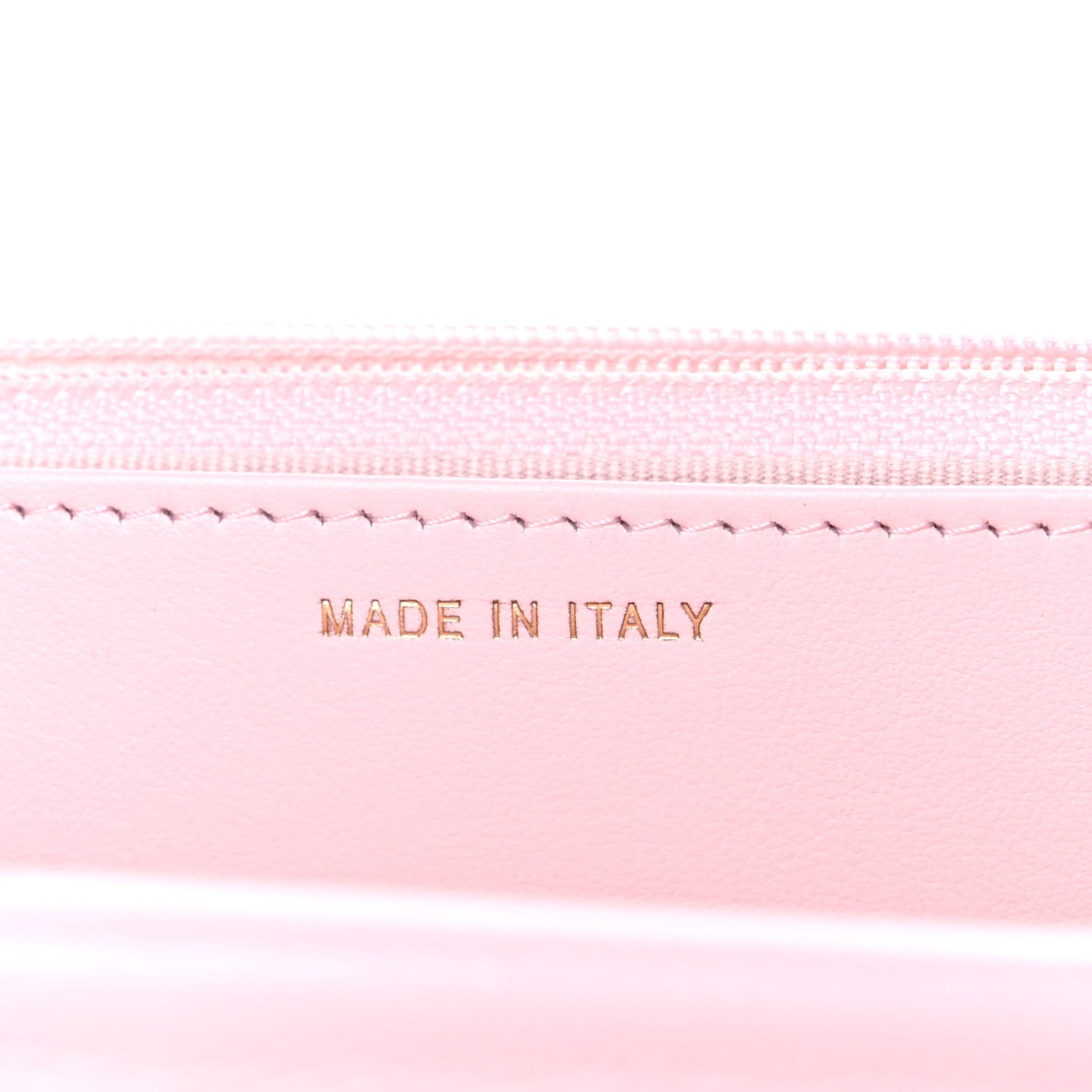 Chanel Caviar Quilted Crystal CC Wallet On Chain WOC Light Pink 7 of 11