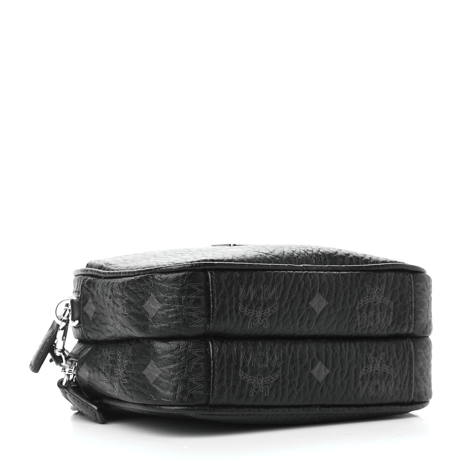 MCM Visetos Camera Crossbody Bag Black 4 of 9