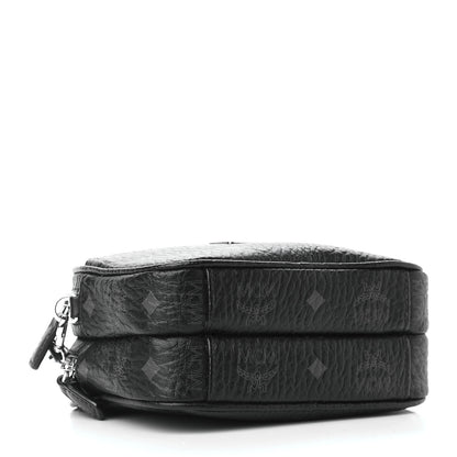 MCM Visetos Camera Crossbody Bag Black 4 of 9