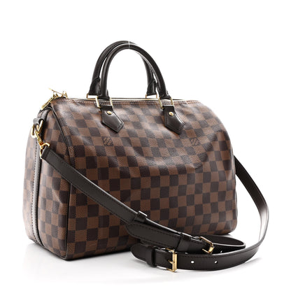 Louis Vuitton Damier Ebene Speedy Bandouliere 30 3 of 11