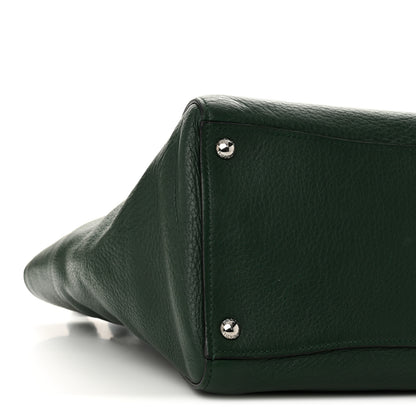 Prada Cervo Deerskin Twin Pocket Tote Green 7 of 9