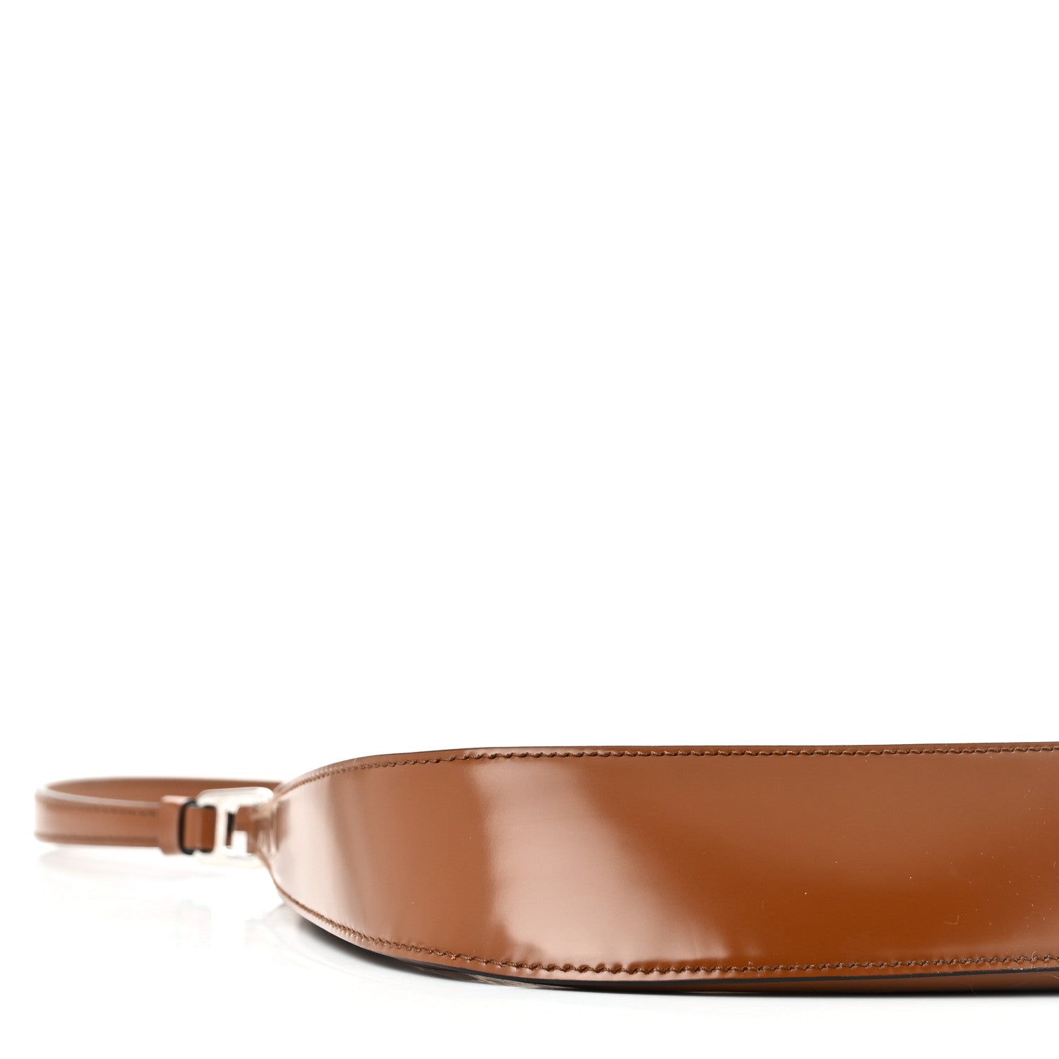 Prada Spazzolato Cleo Shoulder Bag Tobacco 8 of 9