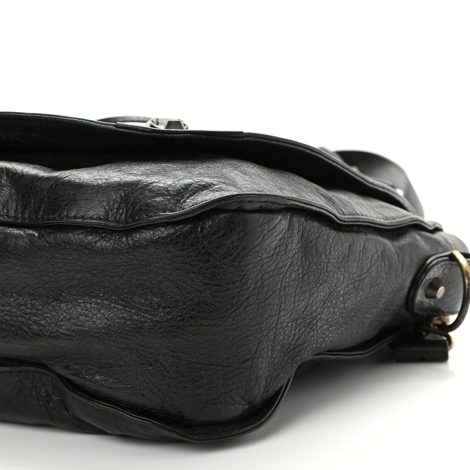 Balenciaga Agneau Classic Hardware Neo Folk Messenger Black 9 of 11