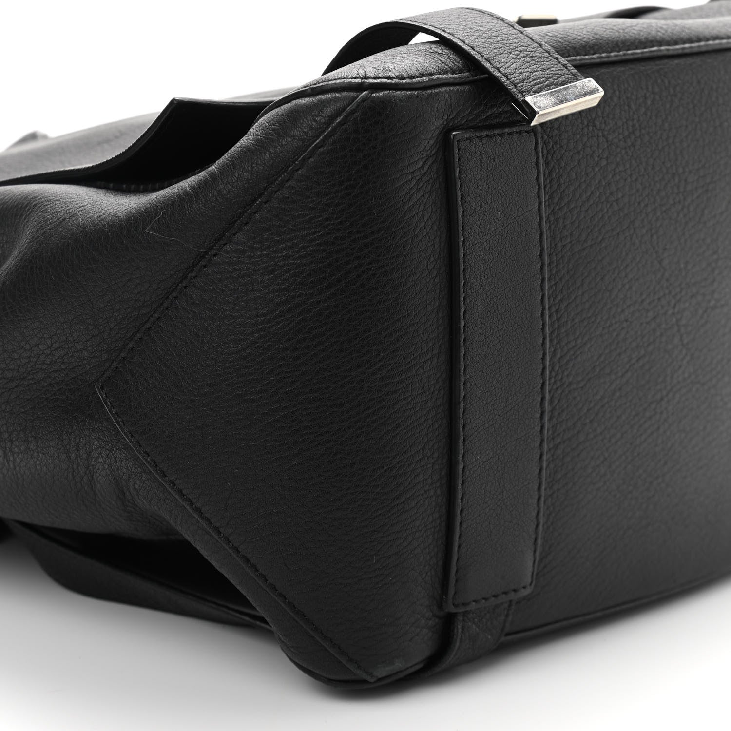 Proenza Schouler Pebbled Calfskin Large PS Courier Backpack Black 9 of 11