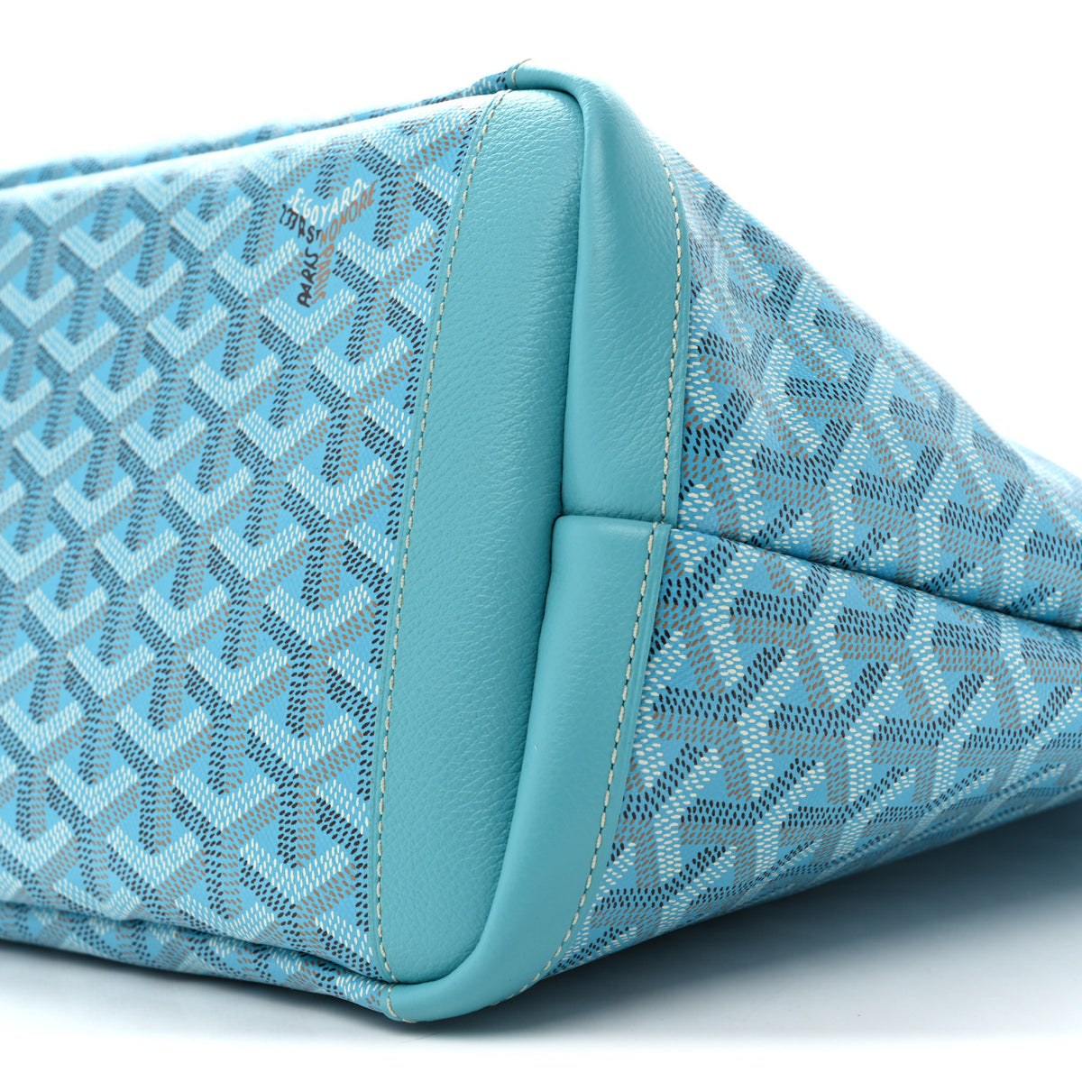 Goyard Goyardine Artois MM Turquoise 10 of 11