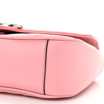 Gucci Calfskin Matelasse Small GG Marmont Shoulder Bag Wild Rose 10 of 10