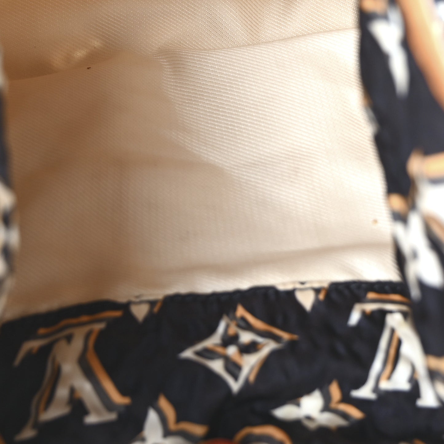 Canvas Monogram Cruise Bulles MM Navy