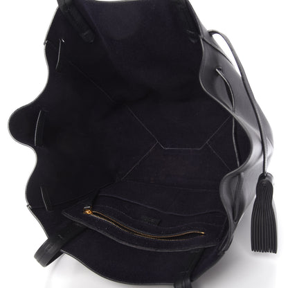 Celine Smooth Calfskin Small Belt Cabas Phantom Black 5 of 9