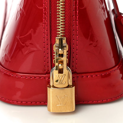 Louis Vuitton Vernis Alma BB Pomme D'Amour 10 of 11