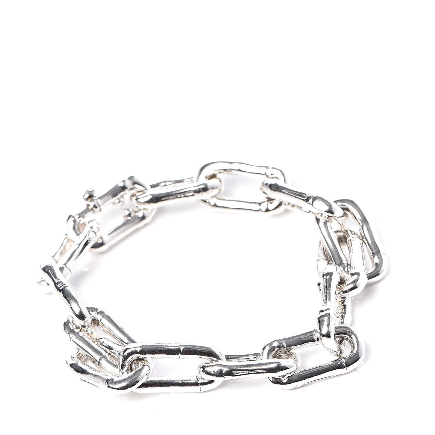 Sterling Silver Bamboo Link Bracelet