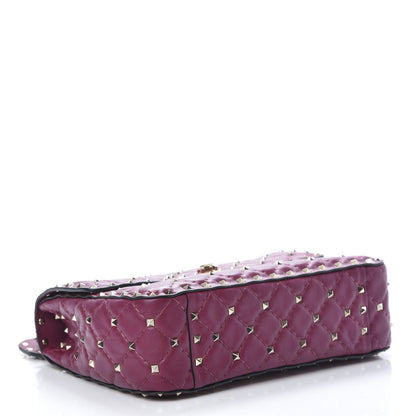 Valentino Garavani Nappa Medium Rockstud Spike Shoulder Bag Camelia 4 of 10