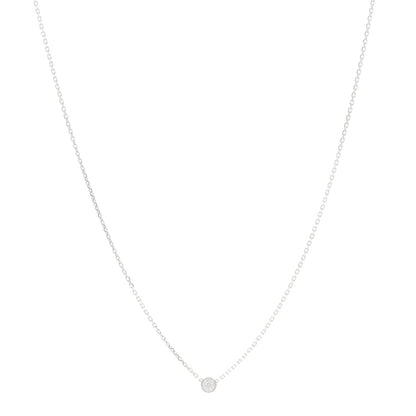 Cartier 18K White Gold Diamond D'Amour Pendant Necklace 1 of 5