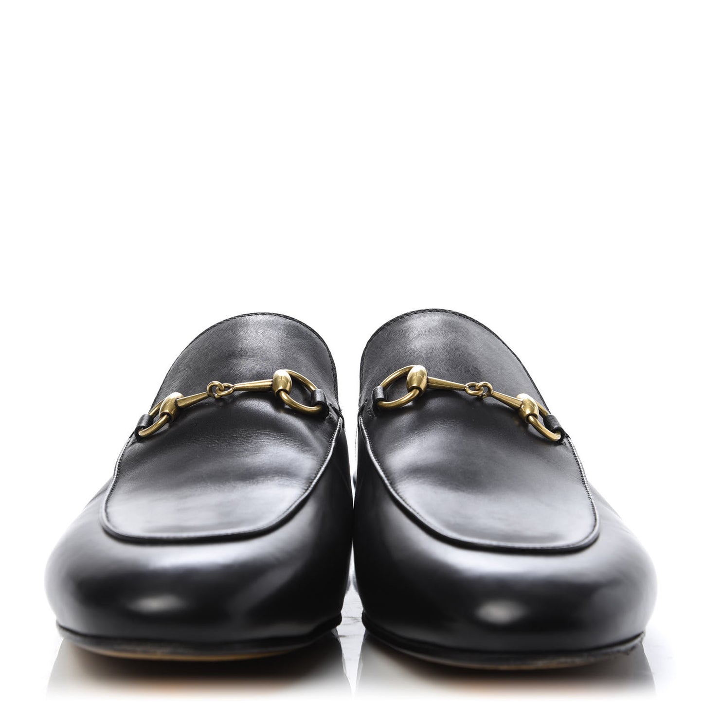 Calfskin Womens Princetown Slippers 41 Black