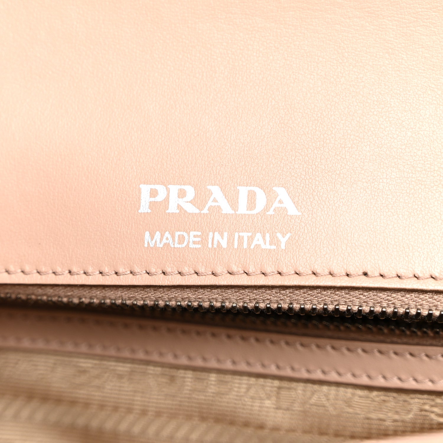 Prada Soft Calfskin Impunture Diagramme Medium Chain Flap Shoulder Bag Cipria 6 of 11