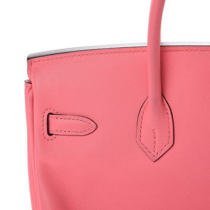 Hermes Swift Birkin 25 Rose Azalee 9 of 46
