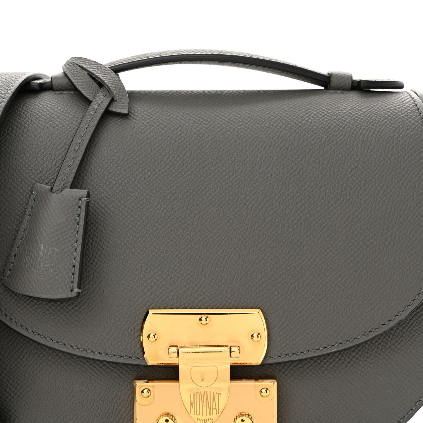 Carat Calfskin Flori PM Grey