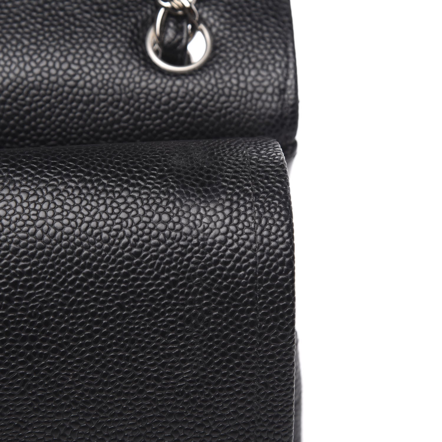 Chanel Caviar Quilted Jumbo Double Flap Black 12 of 16