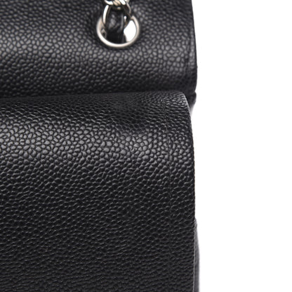 Chanel Caviar Quilted Jumbo Double Flap Black 12 of 16