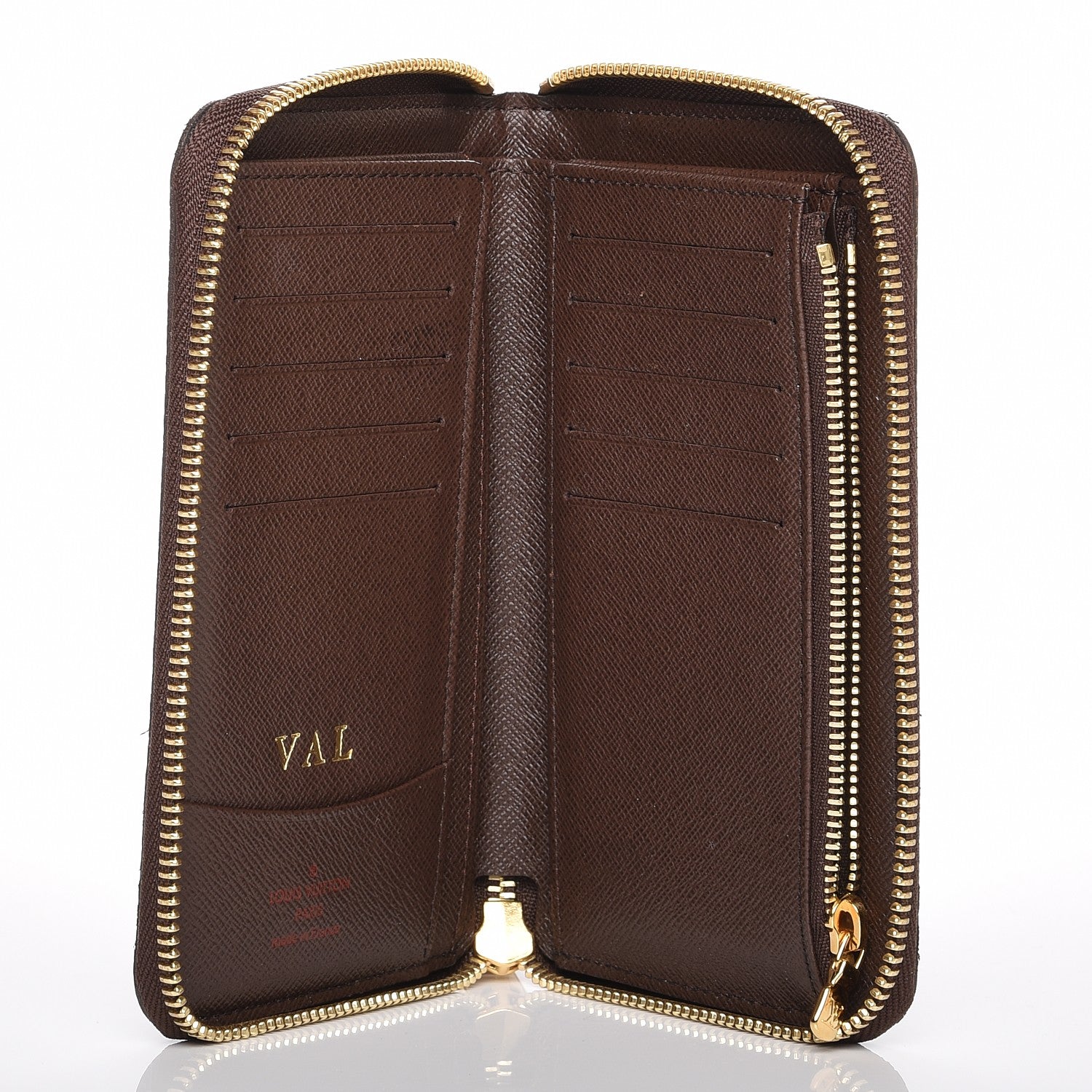 Louis Vuitton Damier Ebene Zippy Compact Wallet 5 of 6