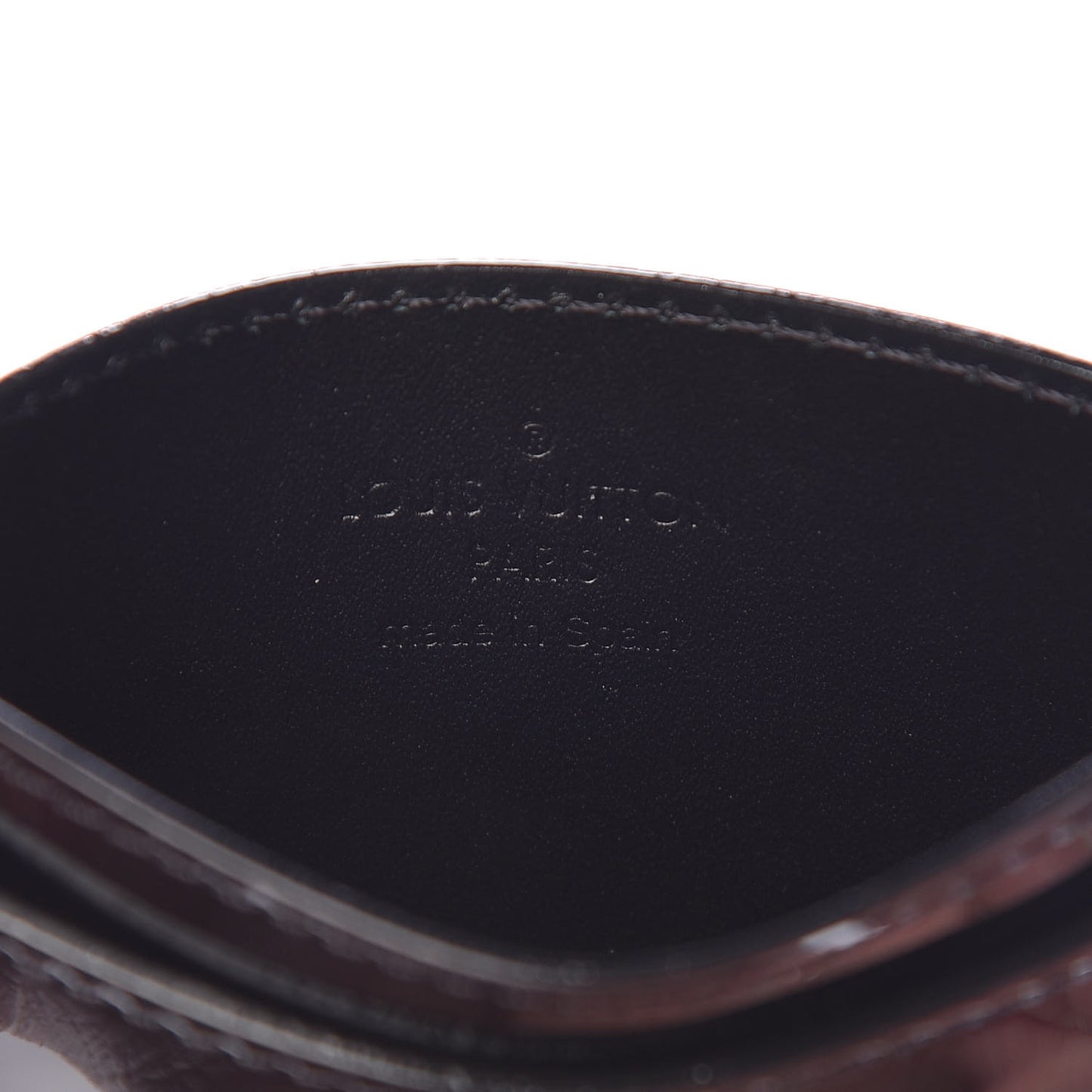 Patent Miroir Venice Card Holder Black