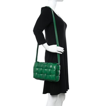 Bottega Veneta Nappa Maxi Intreccio Padded Cassette Crossbody Bag Racing Green 2 of 11