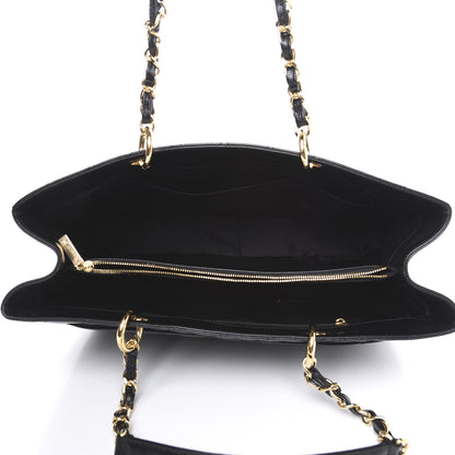 Chanel Caviar Quilted XL Grand Shopping Tote GST Black 5 of 11
