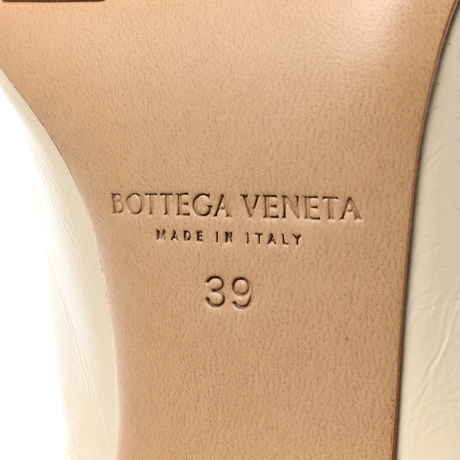Bottega Veneta Crushed Nappa Melbourne Pumps 39 Sea Salt 7 of 8