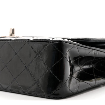 Chanel Patent Quilted Medium Double Flap Black 10 of 10