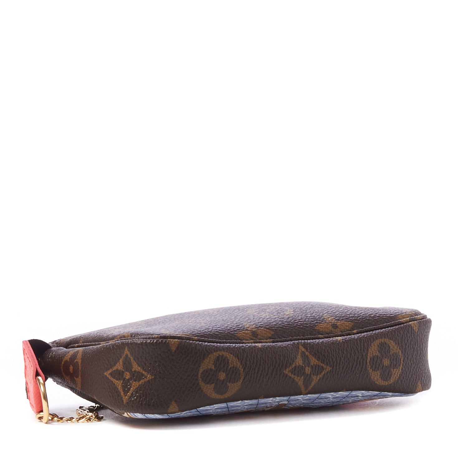 Louis Vuitton Monogram 2021 Christmas Animation London Mini Pochette Accessories Red 3 of 8
