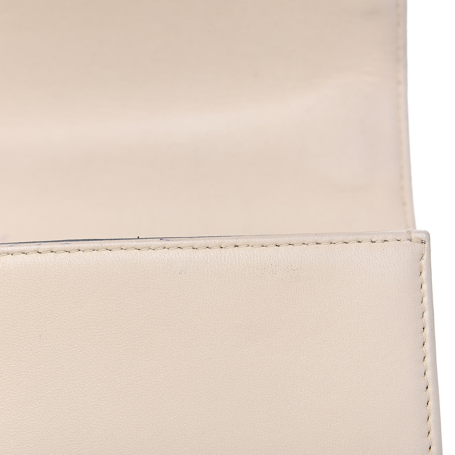 Christian Dior Lambskin Sequin Medium Diorama Flap Bag White 16 of 16