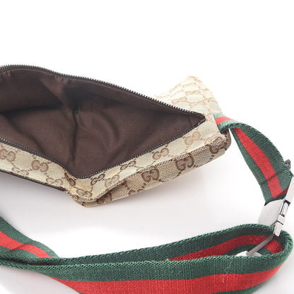 Gucci Monogram Web Belt Bag Dark Brown 5 of 9
