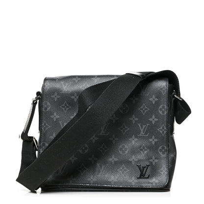 Louis Vuitton Monogram Eclipse District PM Black 1 of 9