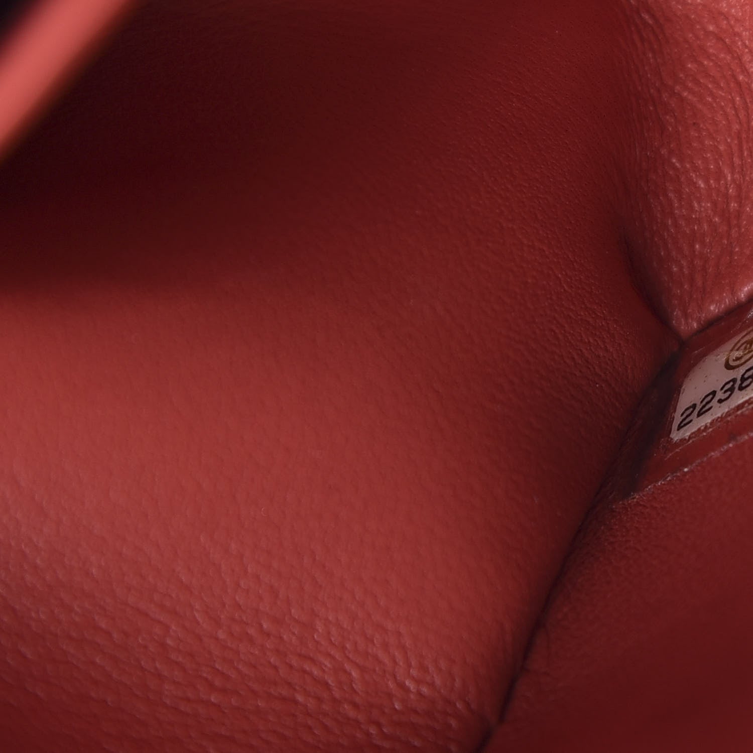 Chanel Galuchat Stingray Small Boy Flap Red 9 of 10