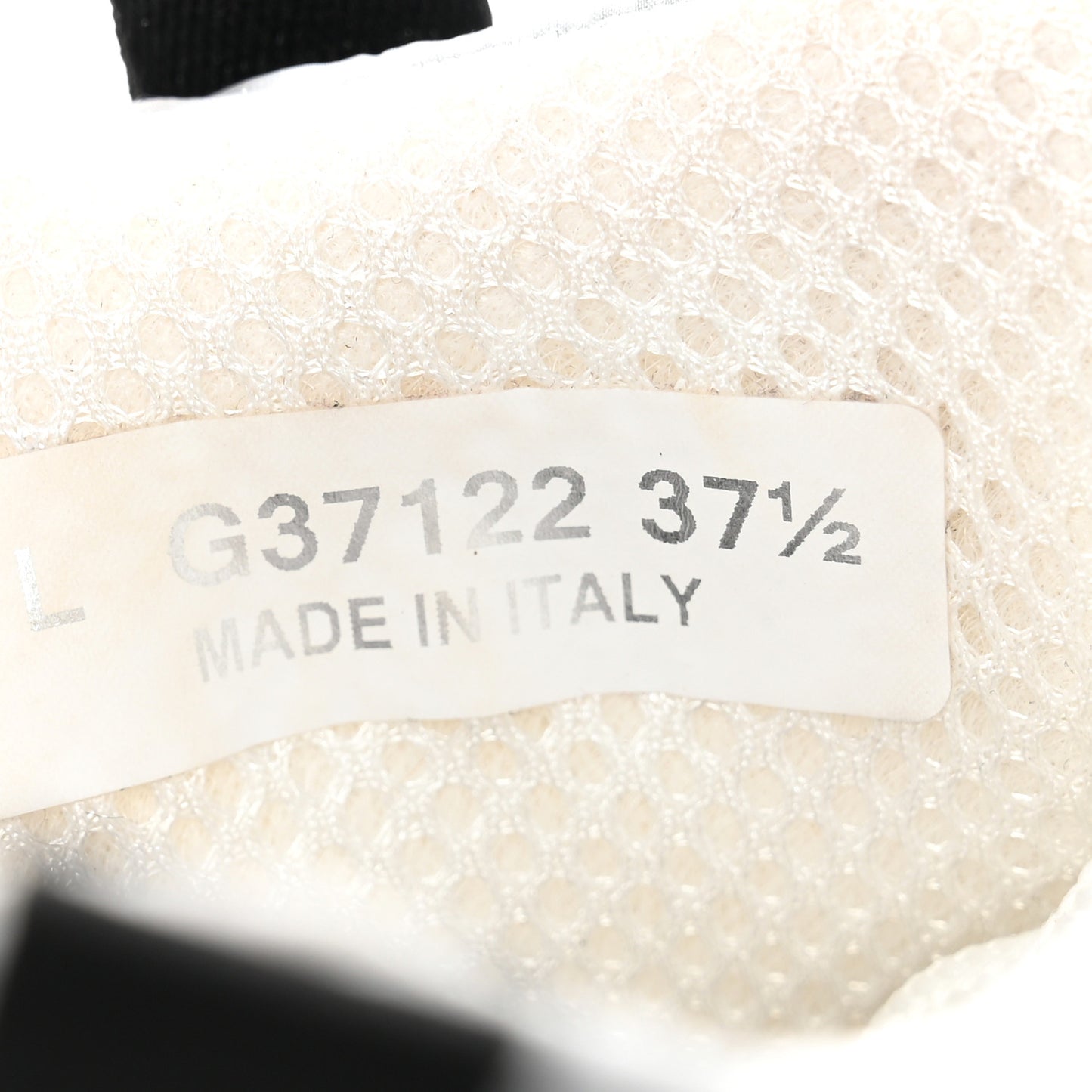 Nylon Suede Calfskin CC Sneakers 37.5 White Dark Grey