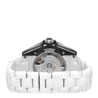 Chanel Stainless Steel Ceramic 38mm J12 Paradoxe Automatic Watch White 3 of 5