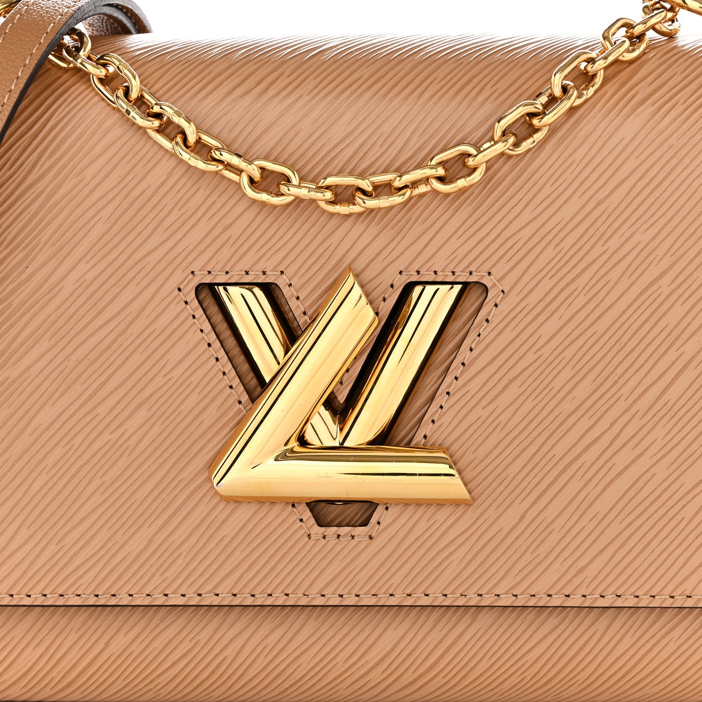 Epi Twist Shoulder Bag MM Camel
